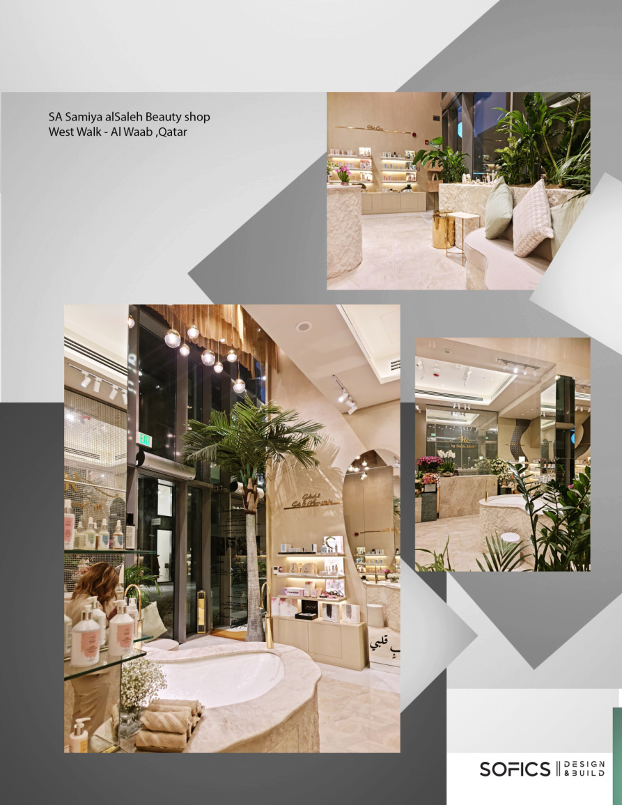 Beauty and retail fit-out by SOFICS